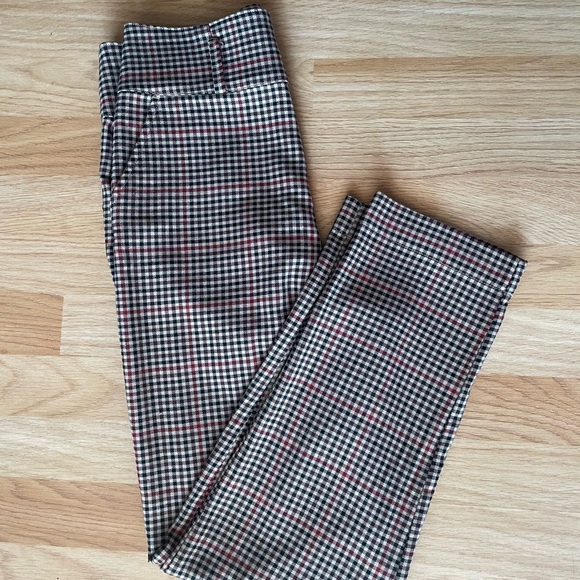 Abercrombie & Fitch Pants - Abercrombie & Fitch Women’s Plaid Pants - Black, Red, Tan